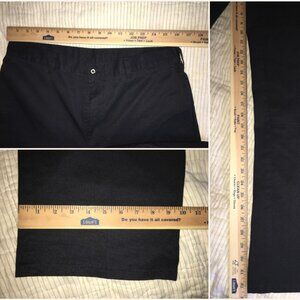 Genuine Black Dickies Flat Front Khakis RN20697 Size 34X34 side pocket.